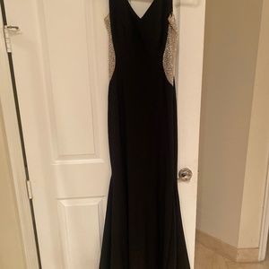 Black evening gown
